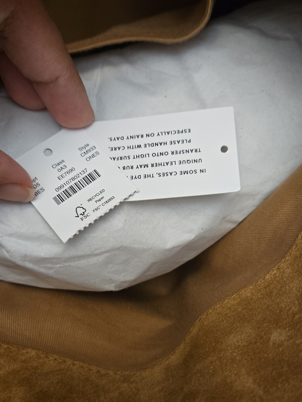 J.Crew Suede Shoulder Hobo Bag in Camel - Picture 5 of 10